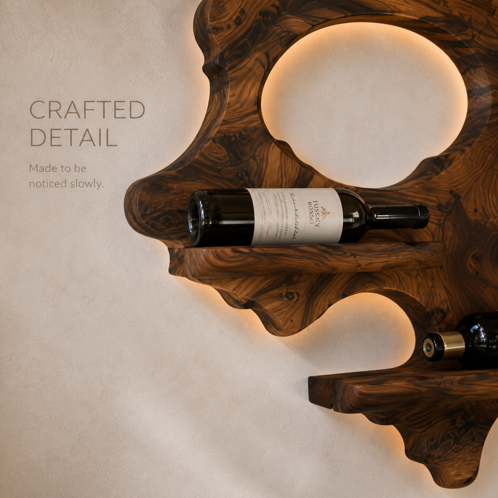 Isla Home Bar Wall Wine Holder - Design 329 - product image 06