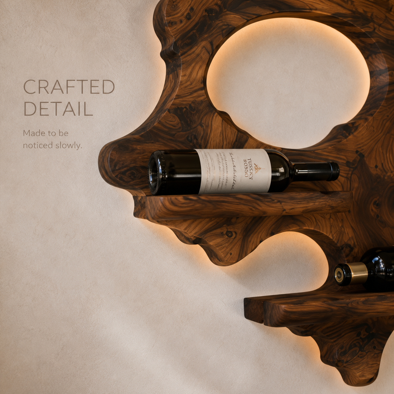 Isla Home Bar Wall Wine Holder - Design 329 - product image 06