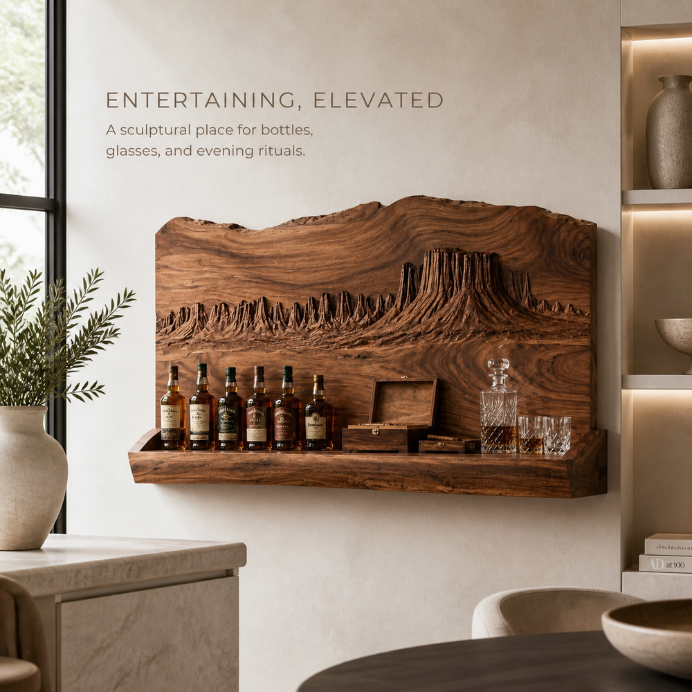 Calder Statement Wall Wine Holder - Design 333 - product image 02
