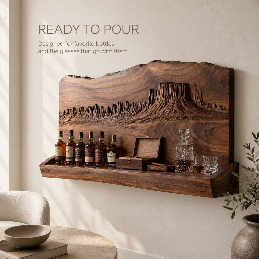Calder Statement Wall Wine Holder - Design 333 - product image 07
