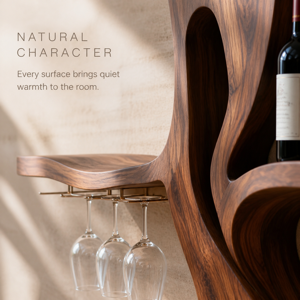 Avery Sculptural Wall Wine Rack - Design 334 - product image 05