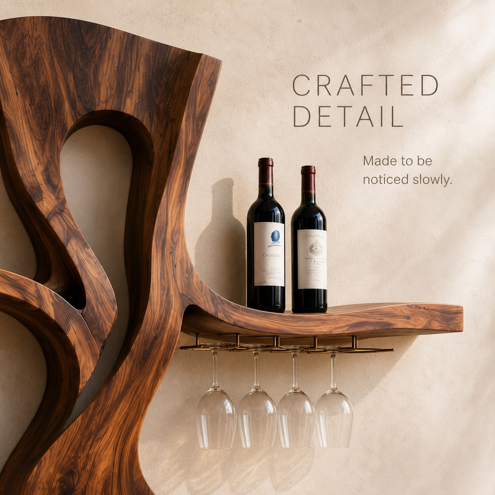 Avery Sculptural Wall Wine Rack - Design 334 - product image 06