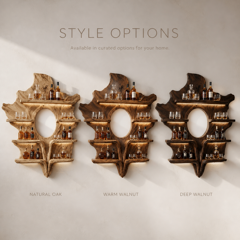 Rowan Natural Wood Wall Wine Holder - Design 335 - product image 11