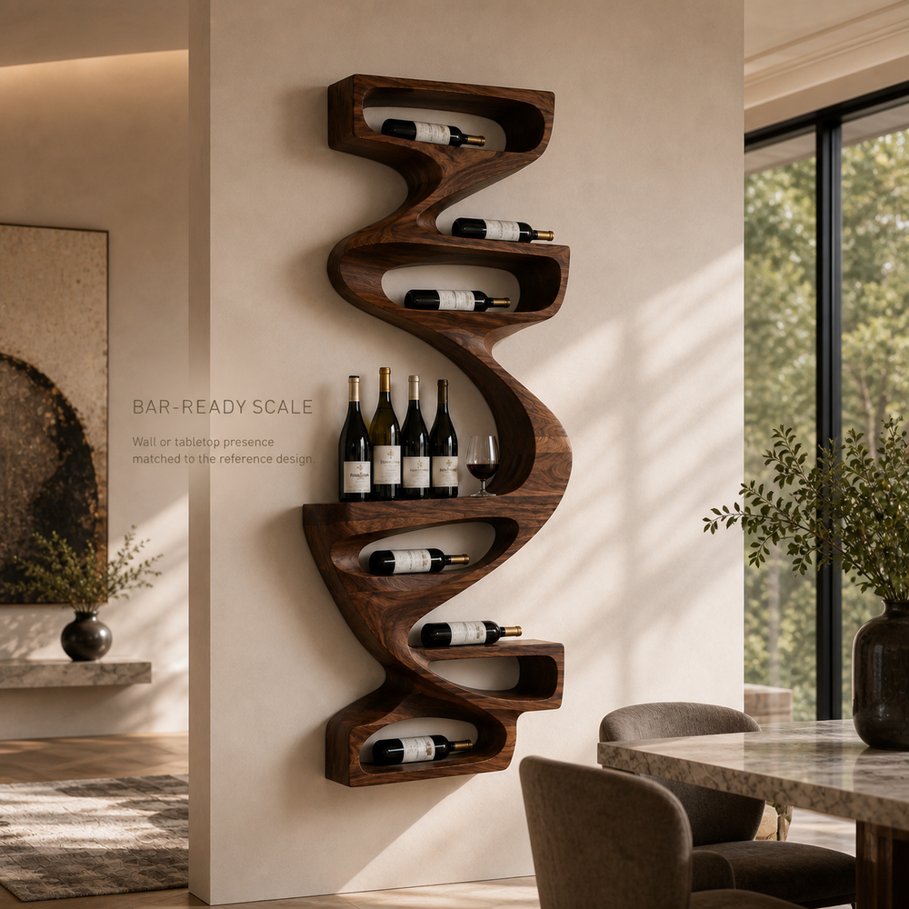 Marin Gallery Wall Wine Rack - Design 336 - product image 04