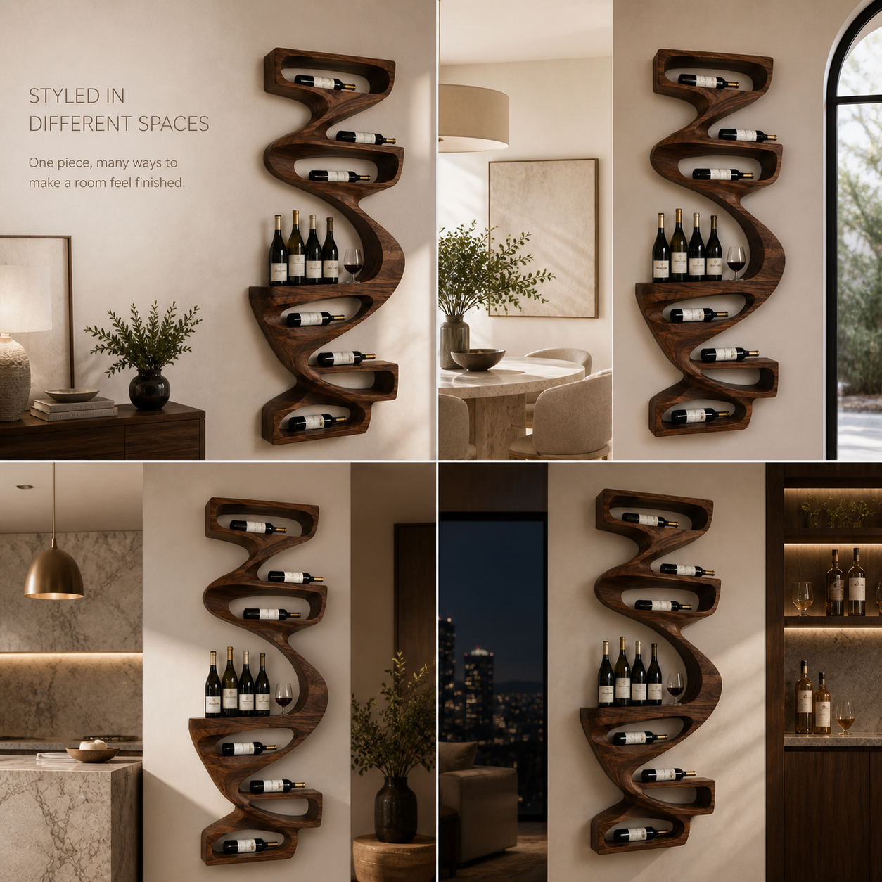 Marin Gallery Wall Wine Rack - Design 336 - product image 10