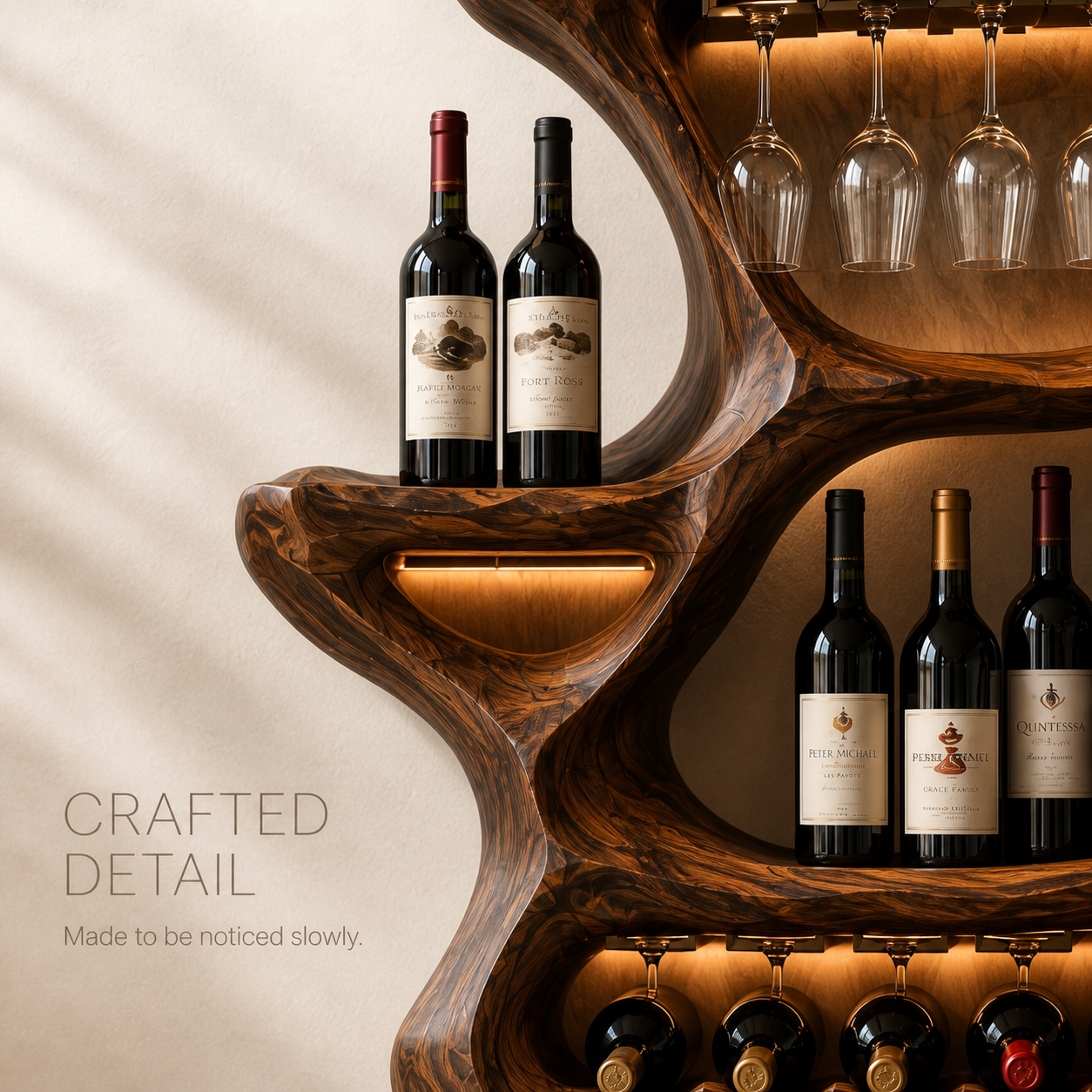 Isla Home Bar Wall Wine Holder - Design 337 - product image 06