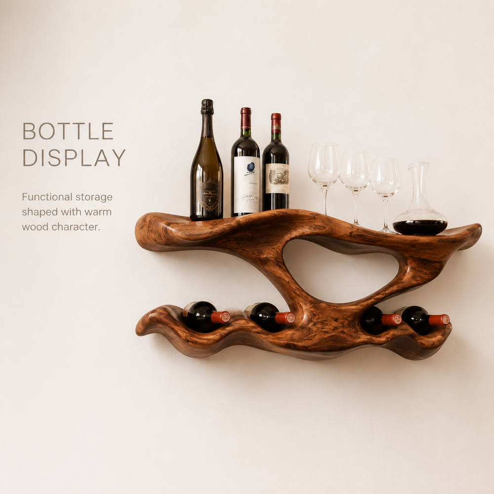 Soren Wall-Mounted Wine Rack - Design 338 - product image 03