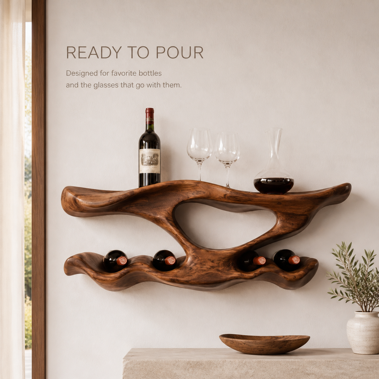 Soren Wall-Mounted Wine Rack - Design 338 - product image 07