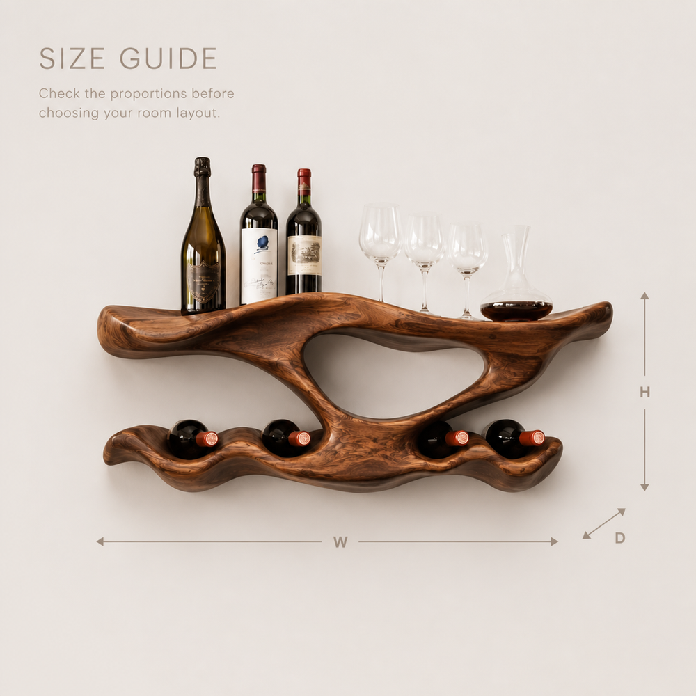Soren Wall-Mounted Wine Rack - Design 338 - product image 08