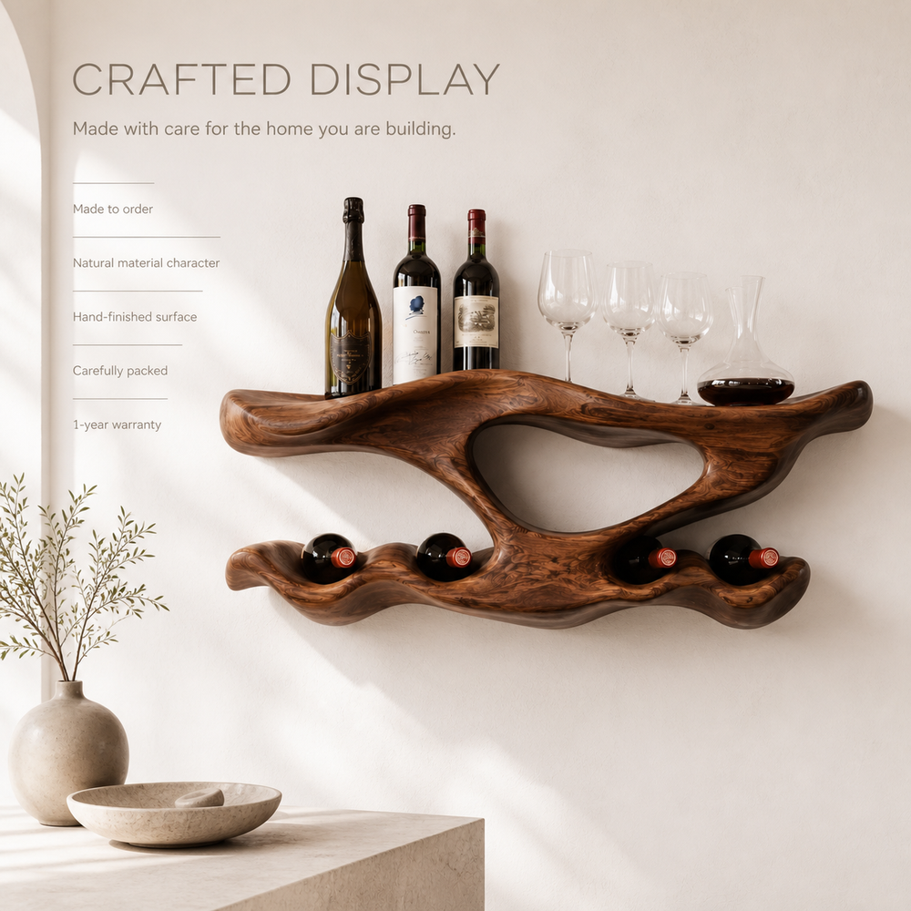Soren Wall-Mounted Wine Rack - Design 338 - product image 09