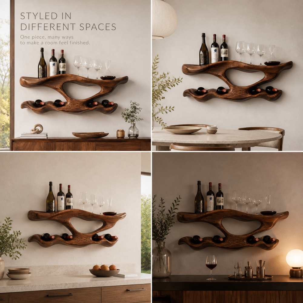 Soren Wall-Mounted Wine Rack - Design 338 - product image 10