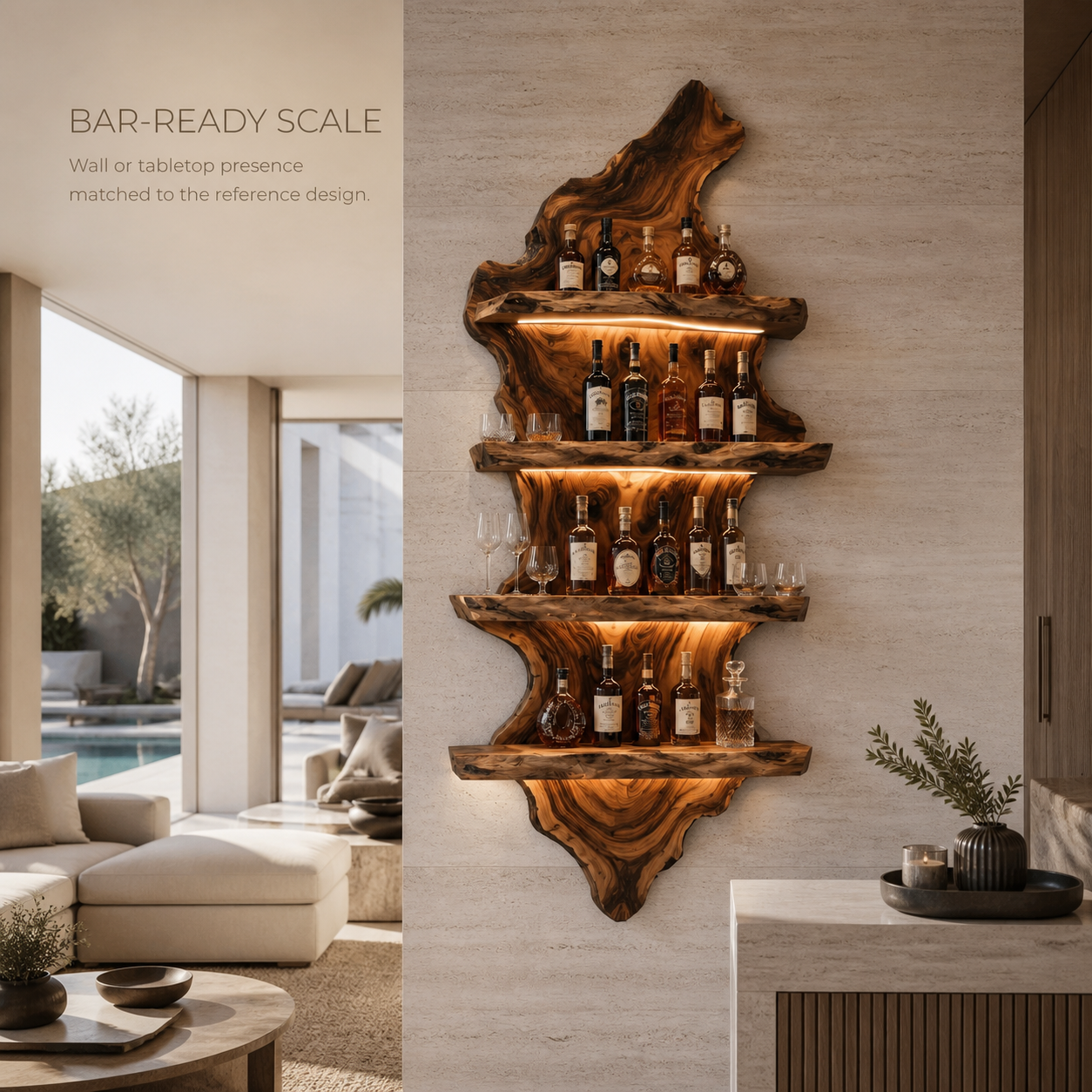 Calder Statement Wall Wine Holder - Design 341 - product image 04