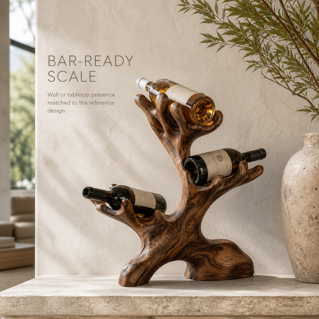 Isla Home Bar Bottle Holder - Design 345 - product image 04
