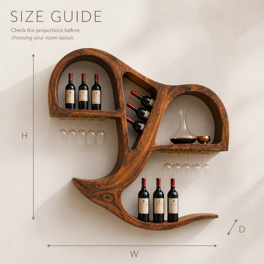 Calder Statement Wall Wine Holder - Design 349 - product image 08