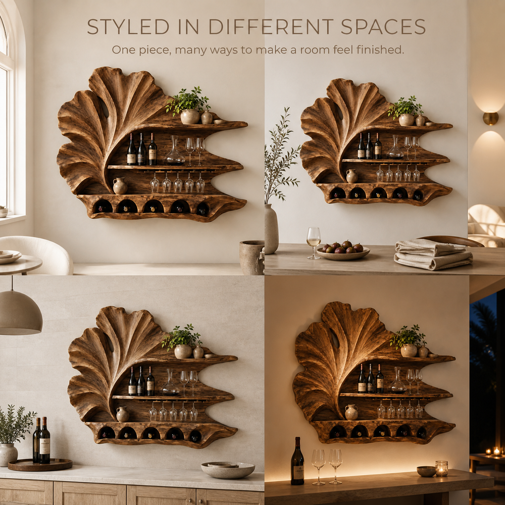 Avery Sculptural Wall Wine Rack - Design 350 - product image 10
