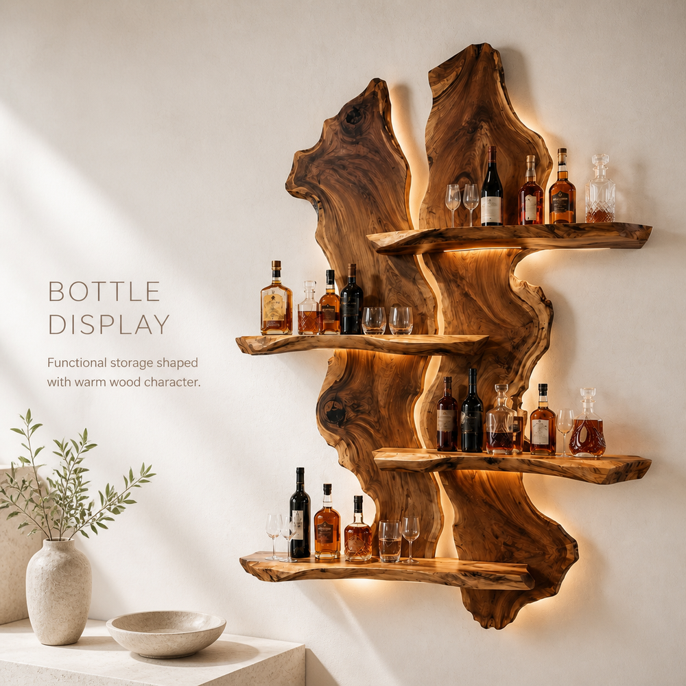 Isla Home Bar Wall Wine Holder - Design 353 - product image 03