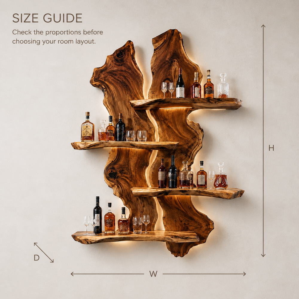 Isla Home Bar Wall Wine Holder - Design 353 - product image 08