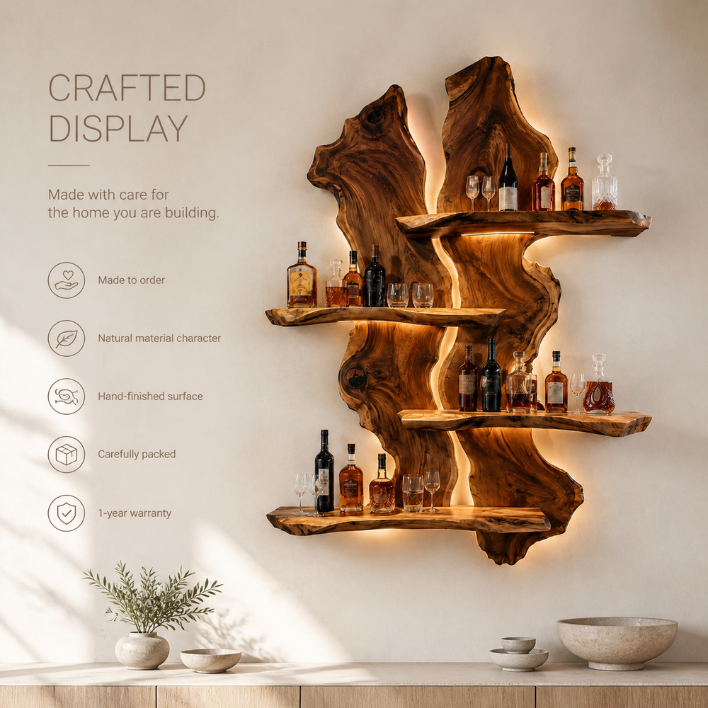 Isla Home Bar Wall Wine Holder - Design 353 - product image 09