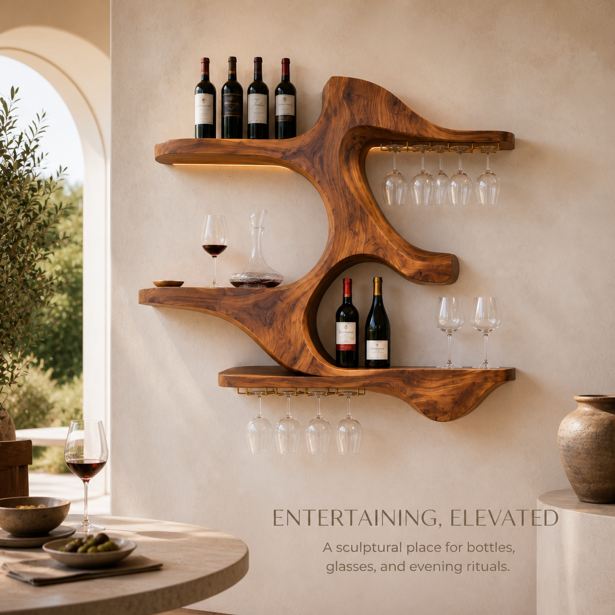 Soren Wall-Mounted Wine Rack - Design 354 - product image 02