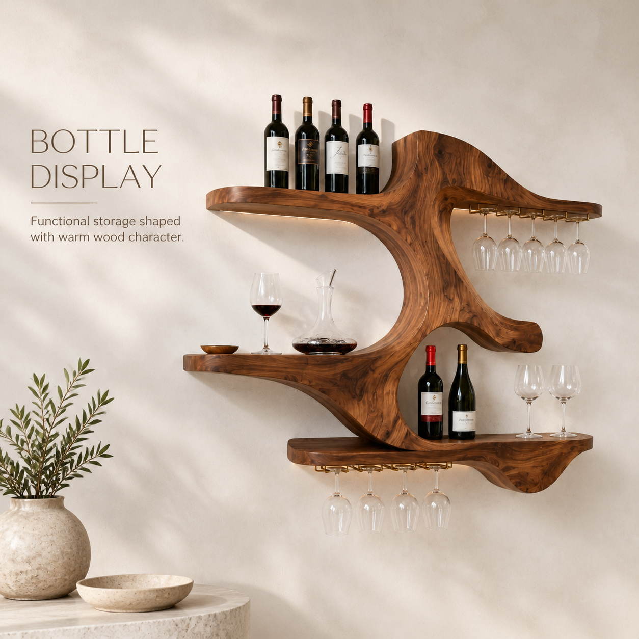 Soren Wall-Mounted Wine Rack - Design 354 - product image 03