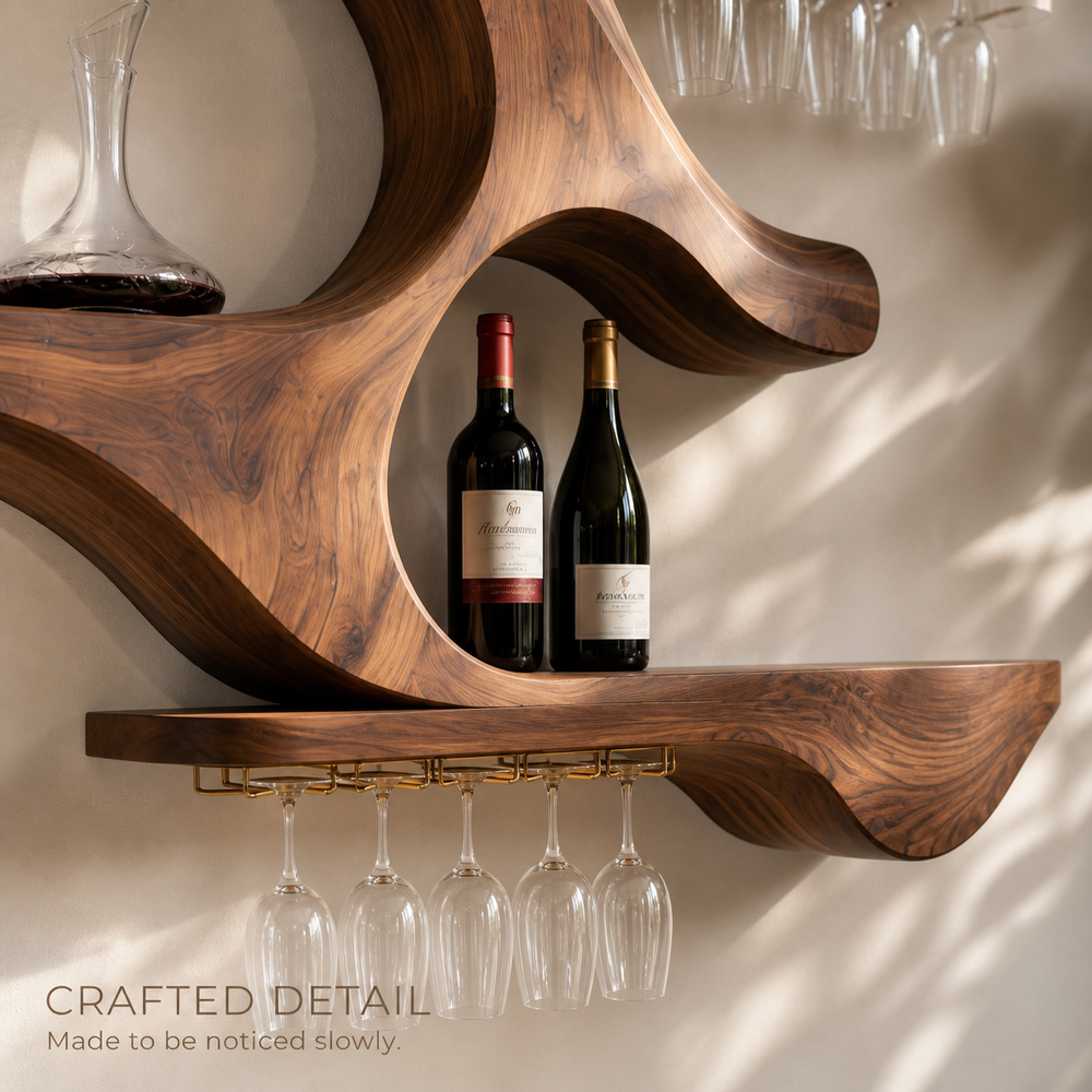 Soren Wall-Mounted Wine Rack - Design 354 - product image 06