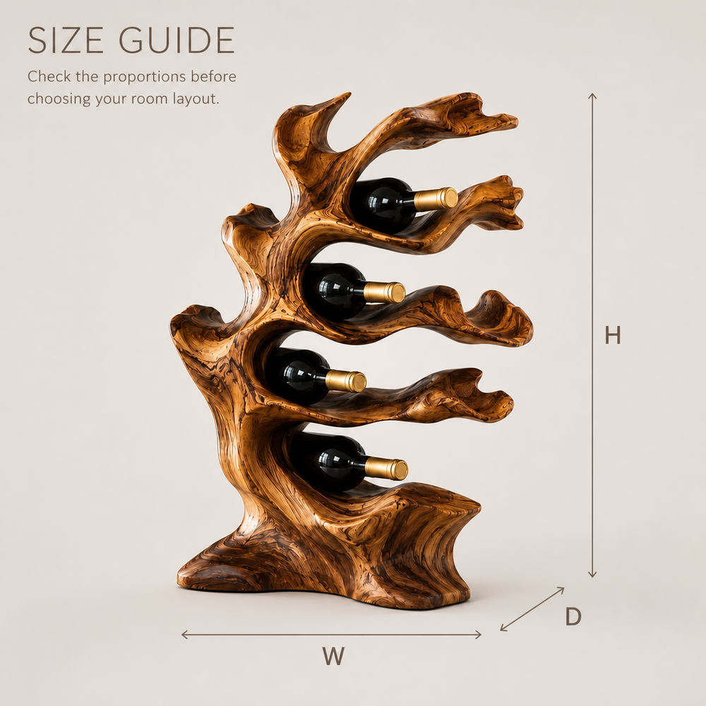 Veyra Natural Wood Counter Wine Rack - Design 356 - product image 08