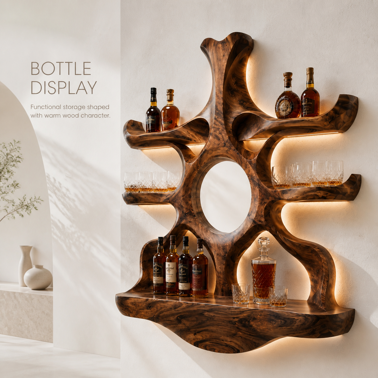 Calder Statement Wall Wine Holder - Design 357 - product image 03