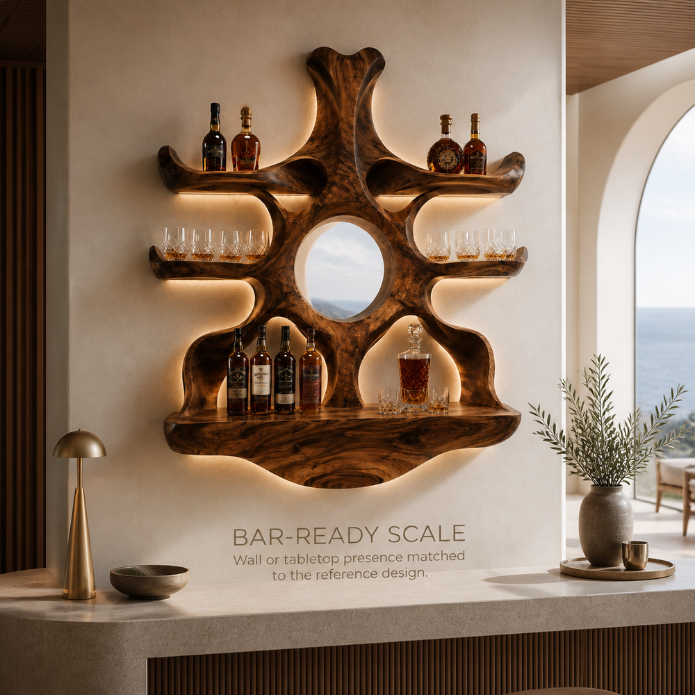 Calder Statement Wall Wine Holder - Design 357 - product image 04