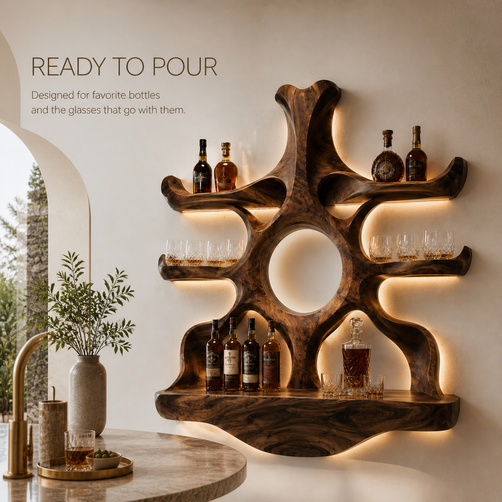 Calder Statement Wall Wine Holder - Design 357 - product image 07