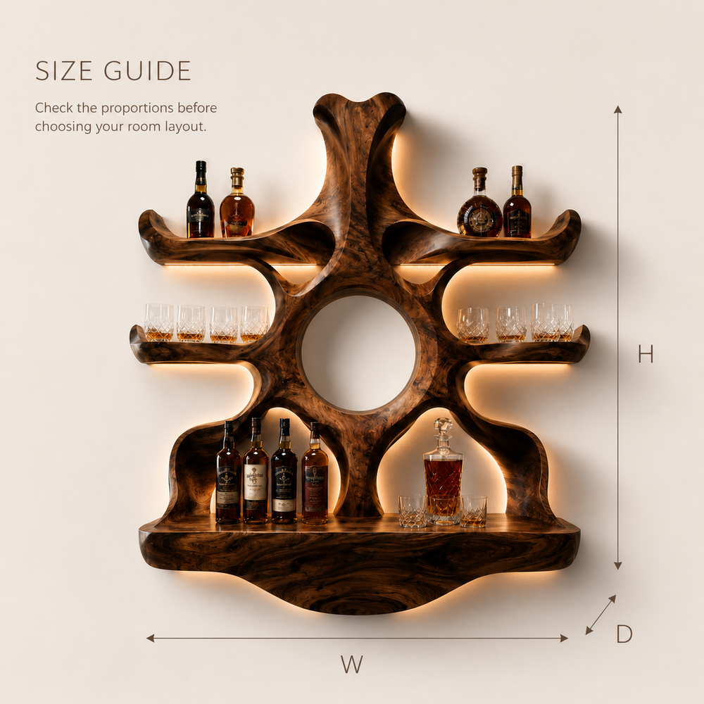 Calder Statement Wall Wine Holder - Design 357 - product image 08