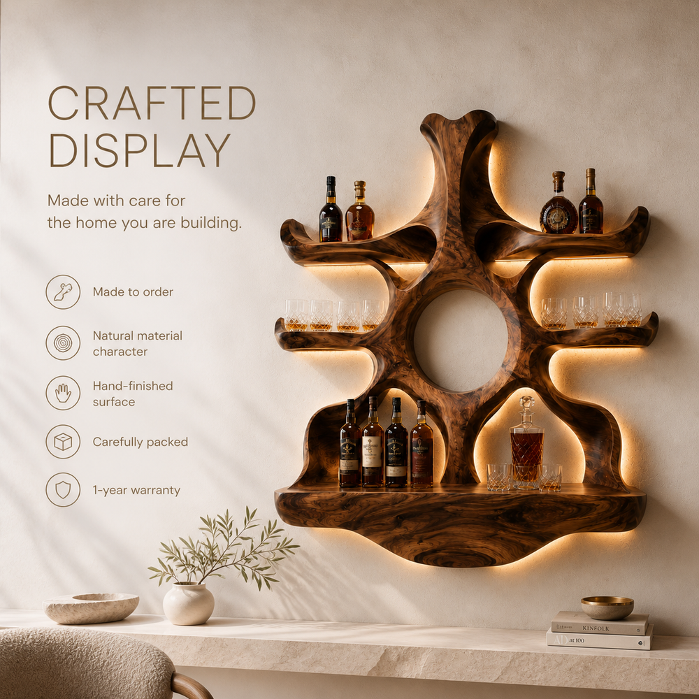 Calder Statement Wall Wine Holder - Design 357 - product image 09