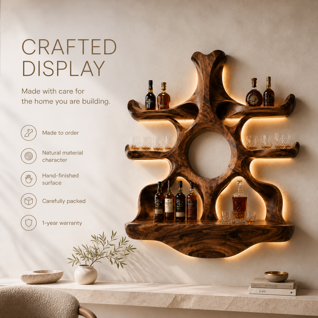 Calder Statement Wall Wine Holder - Design 357 - product image 09