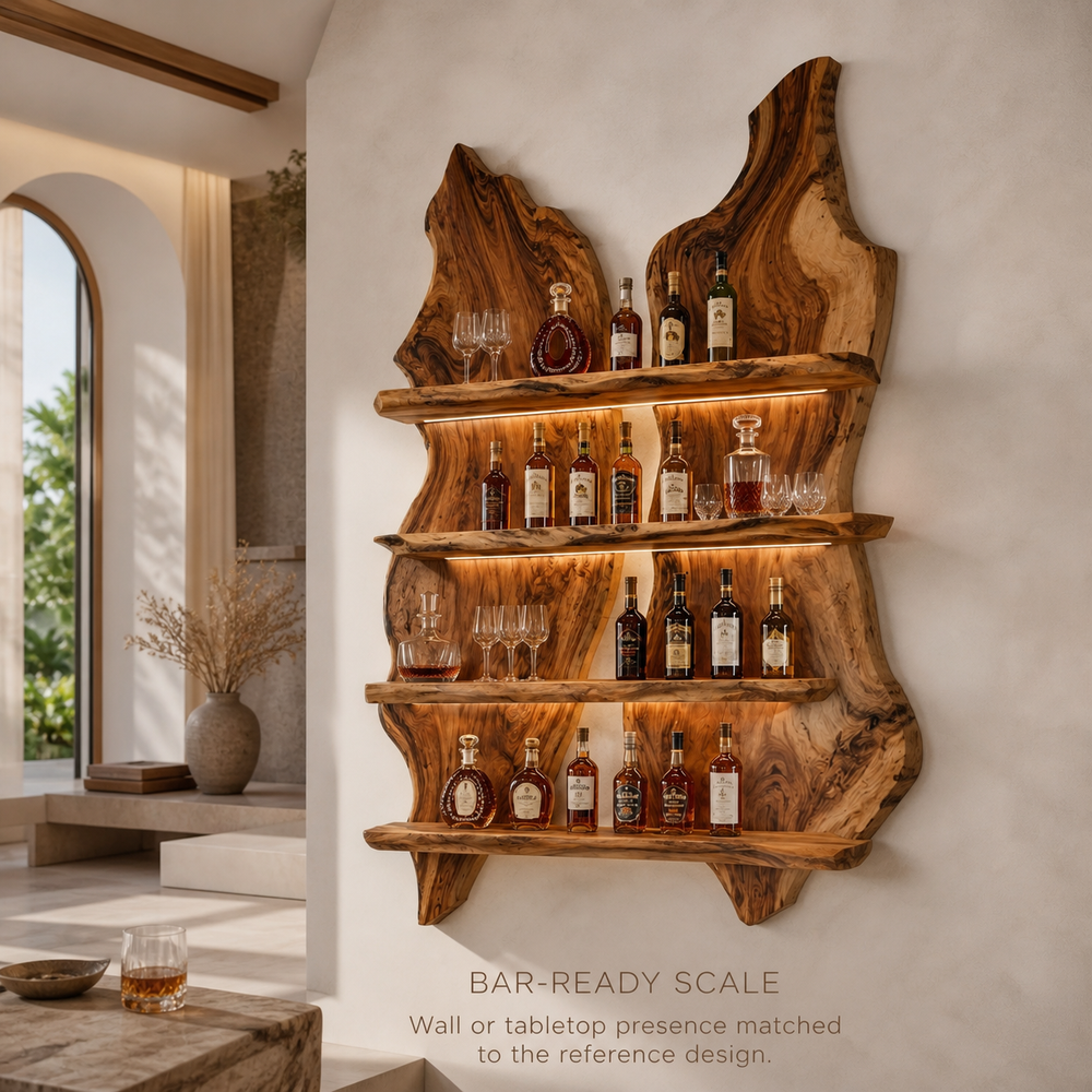 Avery Sculptural Wall Wine Rack - Design 358 - product image 04