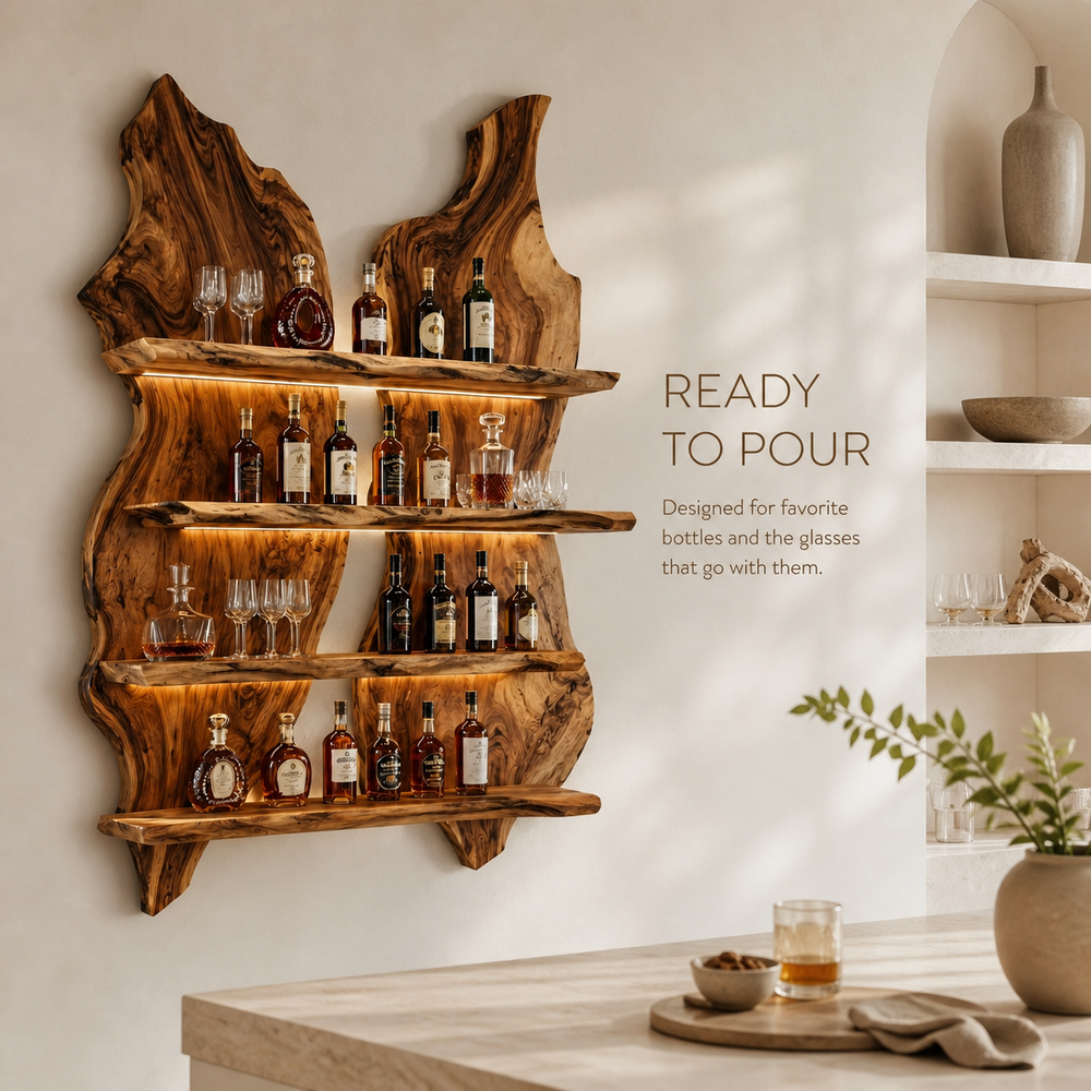 Avery Sculptural Wall Wine Rack - Design 358 - product image 07