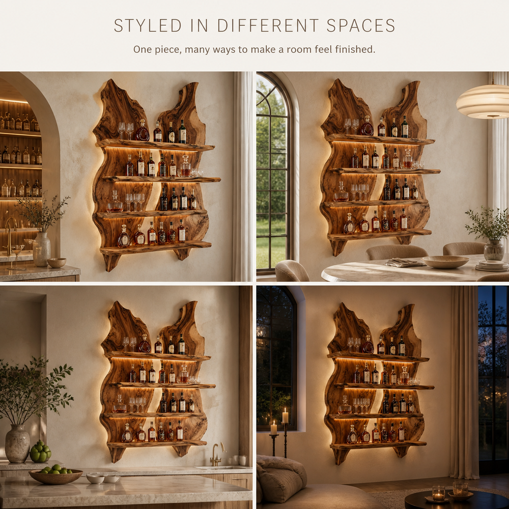 Avery Sculptural Wall Wine Rack - Design 358 - product image 10