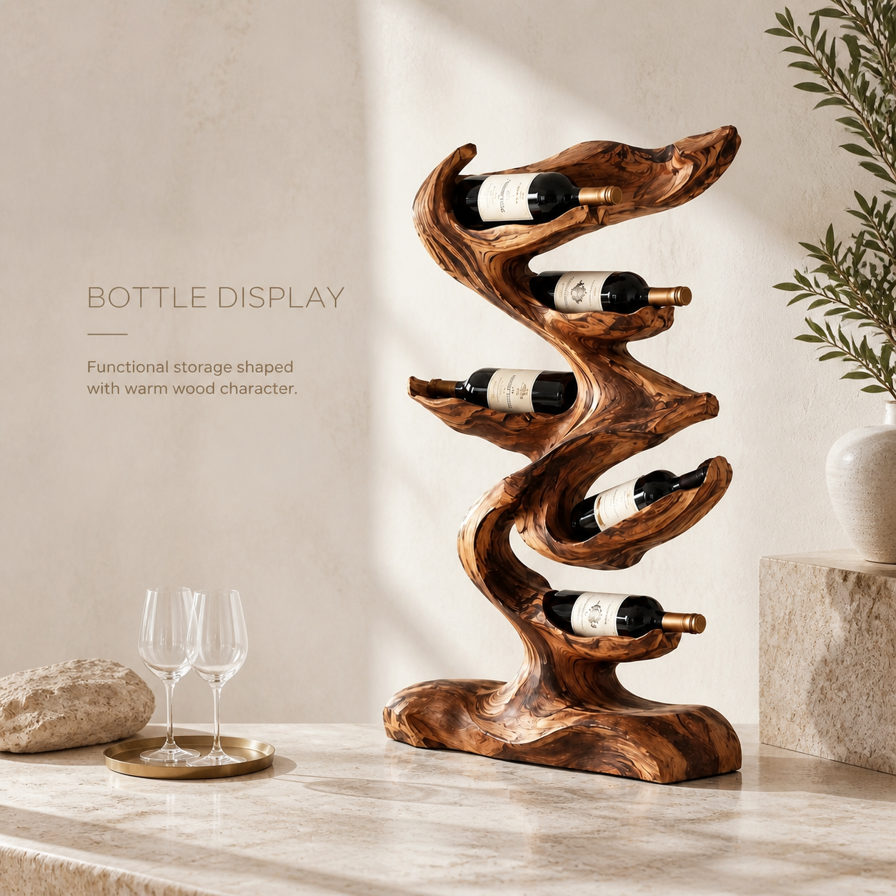 Marin Tabletop Wine Rack - Design 360 - product image 03