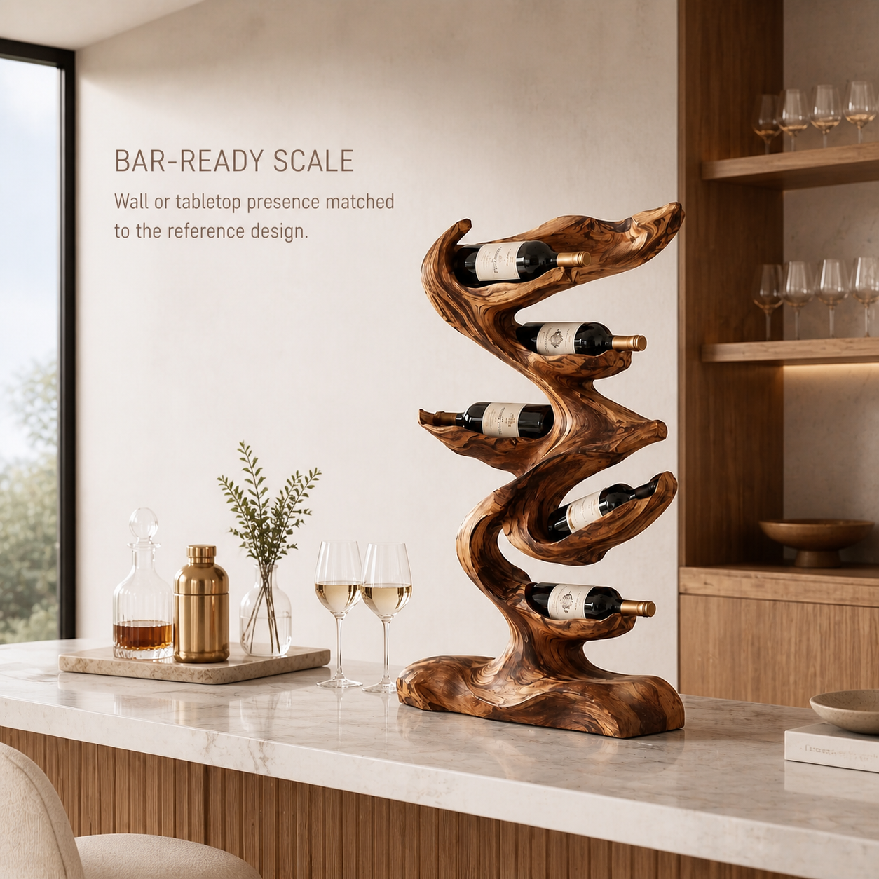 Marin Tabletop Wine Rack - Design 360 - product image 04