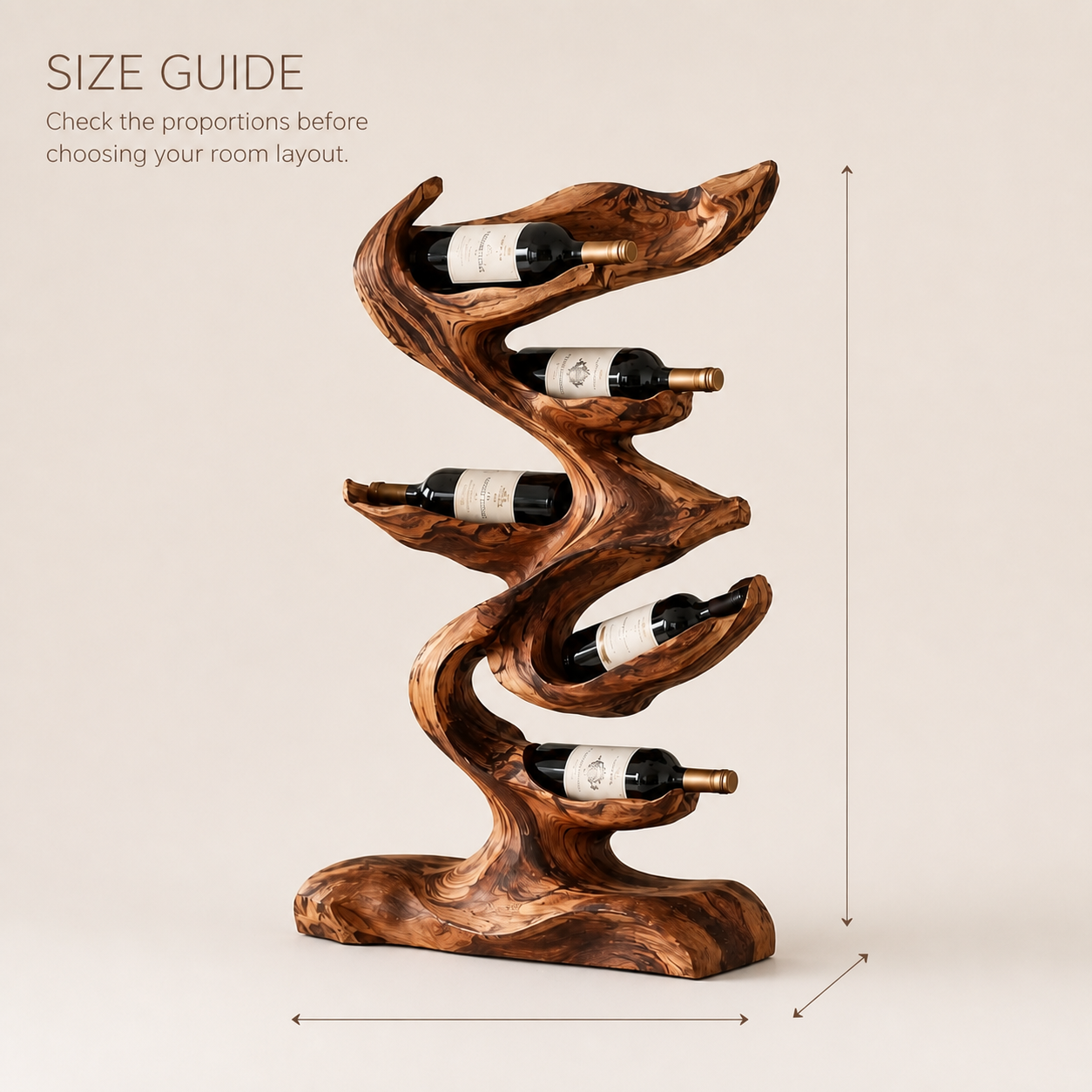 Marin Tabletop Wine Rack - Design 360 - product image 08