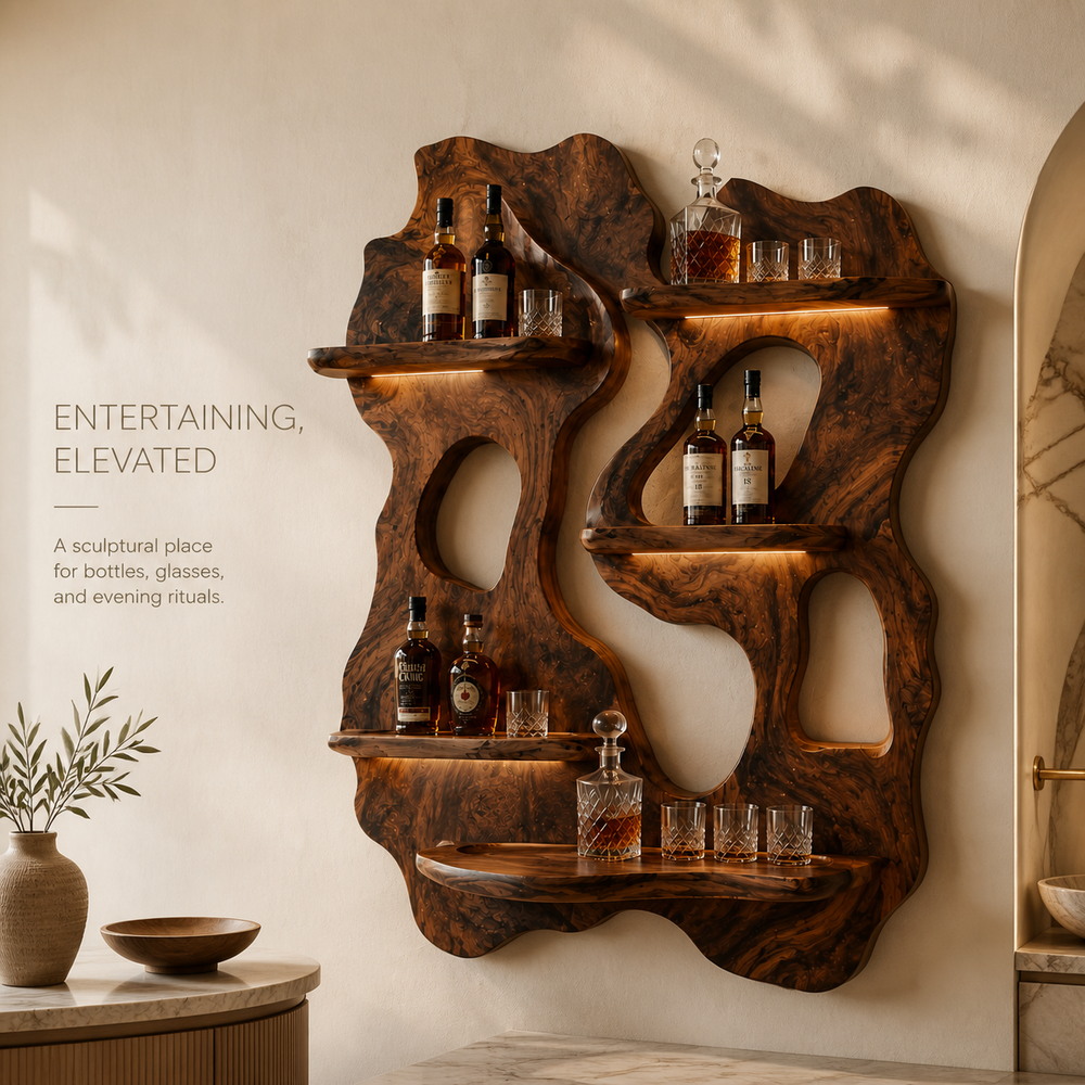Soren Wall-Mounted Wine Rack - Design 362 - product image 02