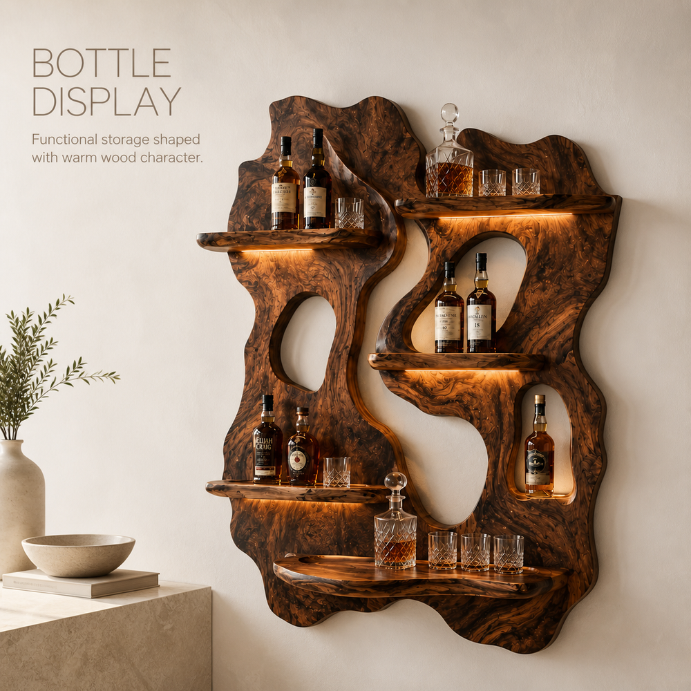 Soren Wall-Mounted Wine Rack - Design 362 - product image 03