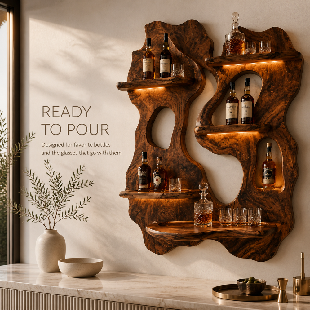 Soren Wall-Mounted Wine Rack - Design 362 - product image 07