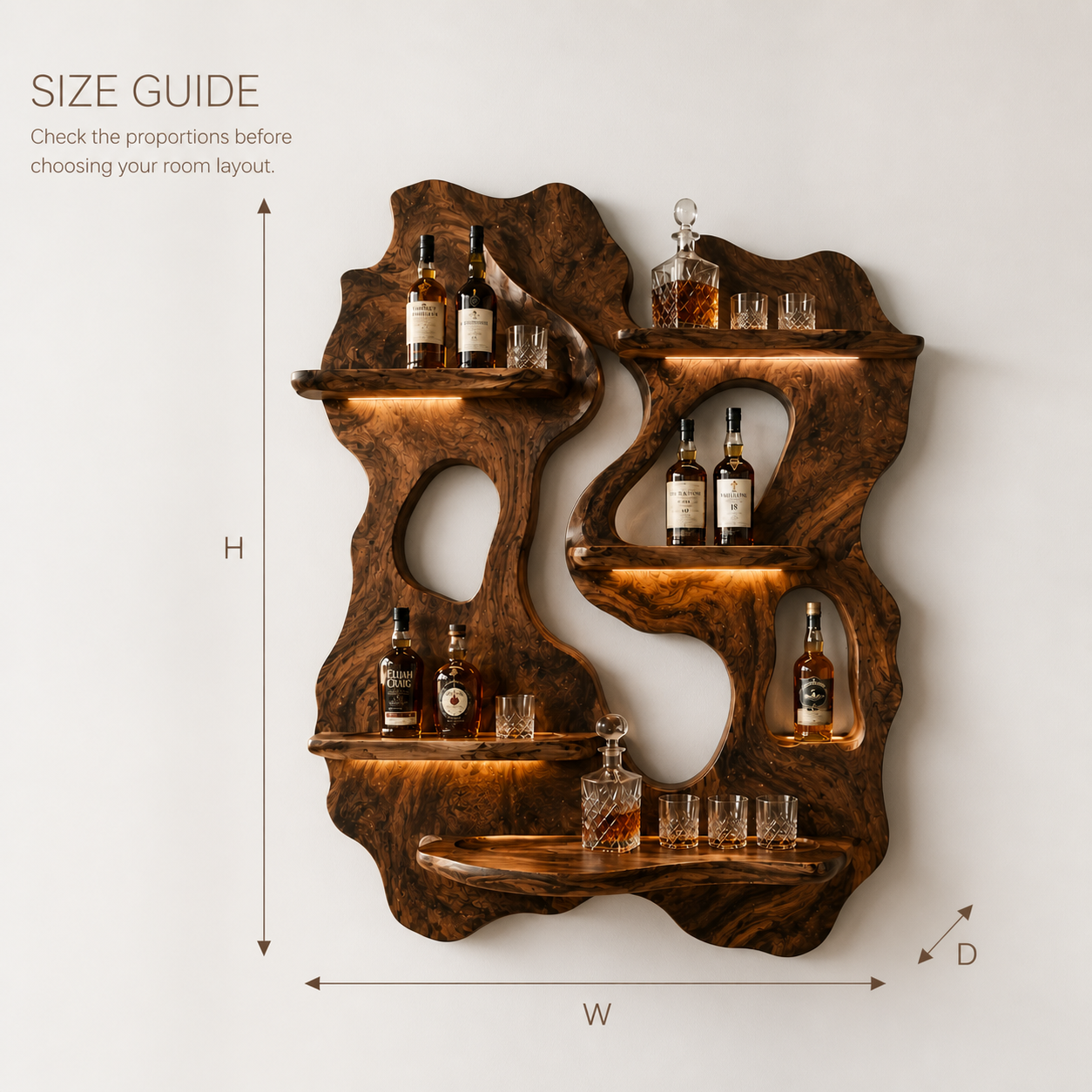 Soren Wall-Mounted Wine Rack - Design 362 - product image 08