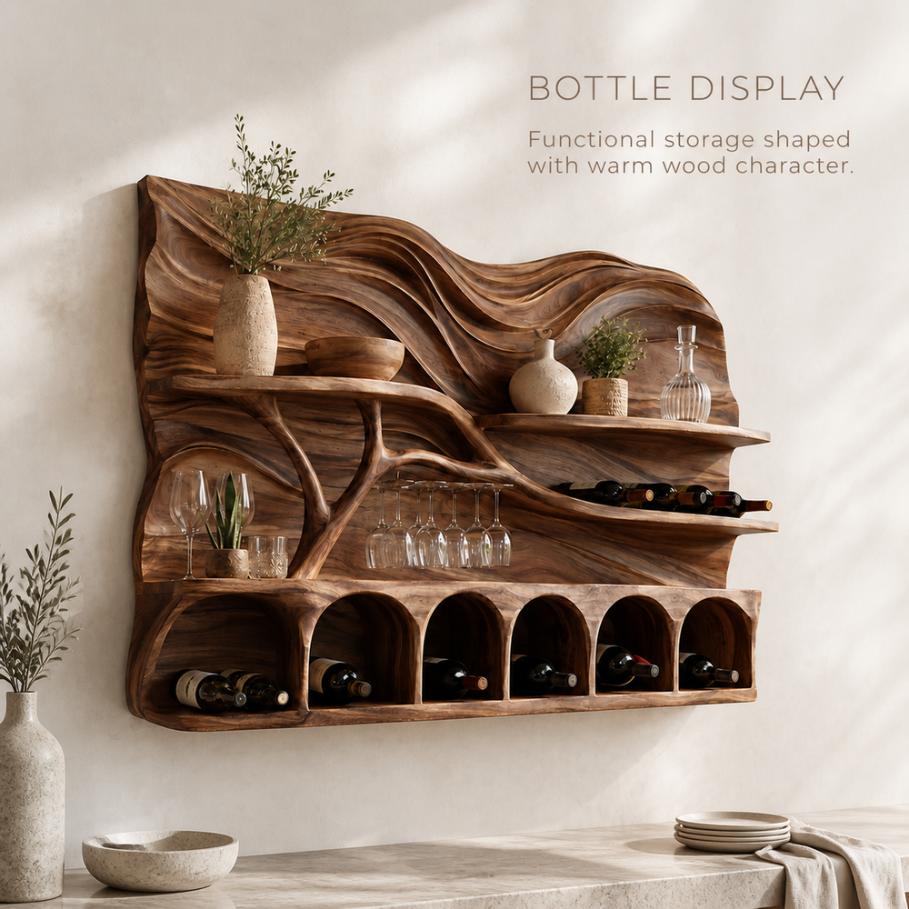 Calder Statement Wall Wine Holder - Design 365 - product image 03