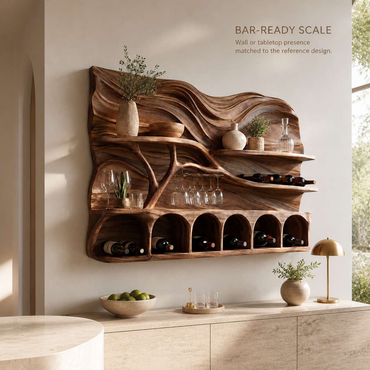 Calder Statement Wall Wine Holder - Design 365 - product image 04