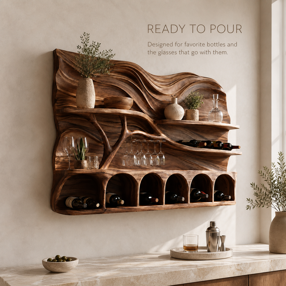Calder Statement Wall Wine Holder - Design 365 - product image 07