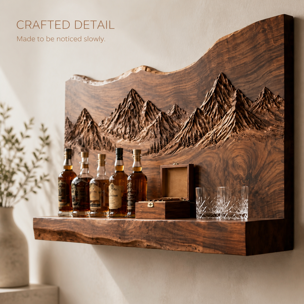 Avery Sculptural Wall Wine Rack - Design 366 - product image 06