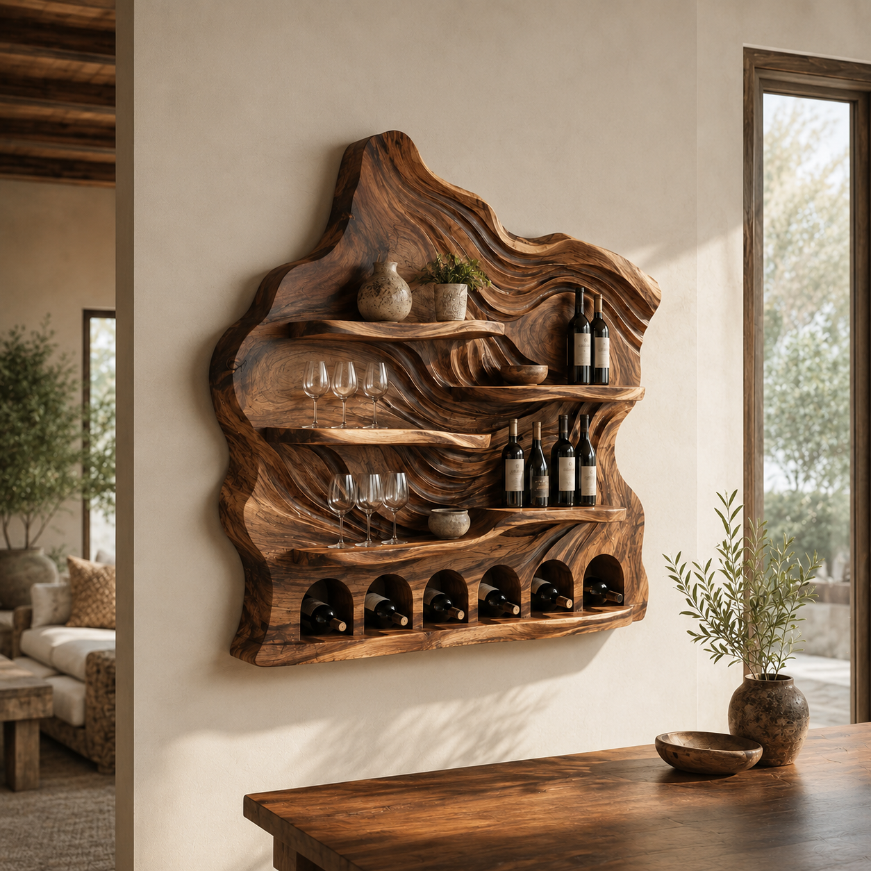 Marin Gallery Wall Wine Rack - Design 368 - main view