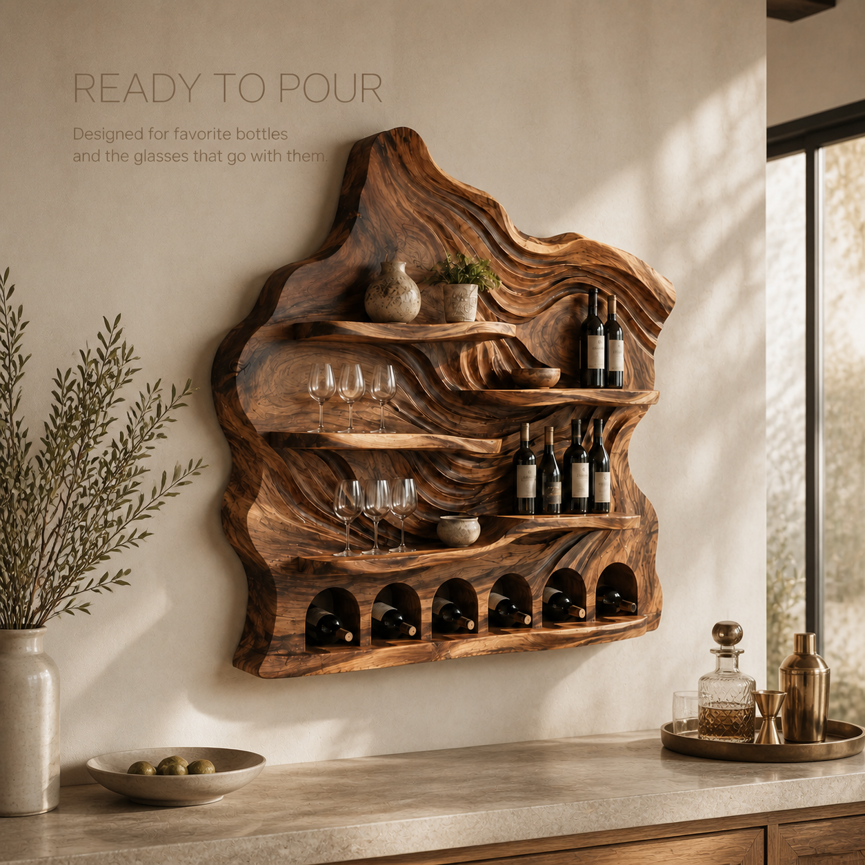 Marin Gallery Wall Wine Rack - Design 368 - product image 07