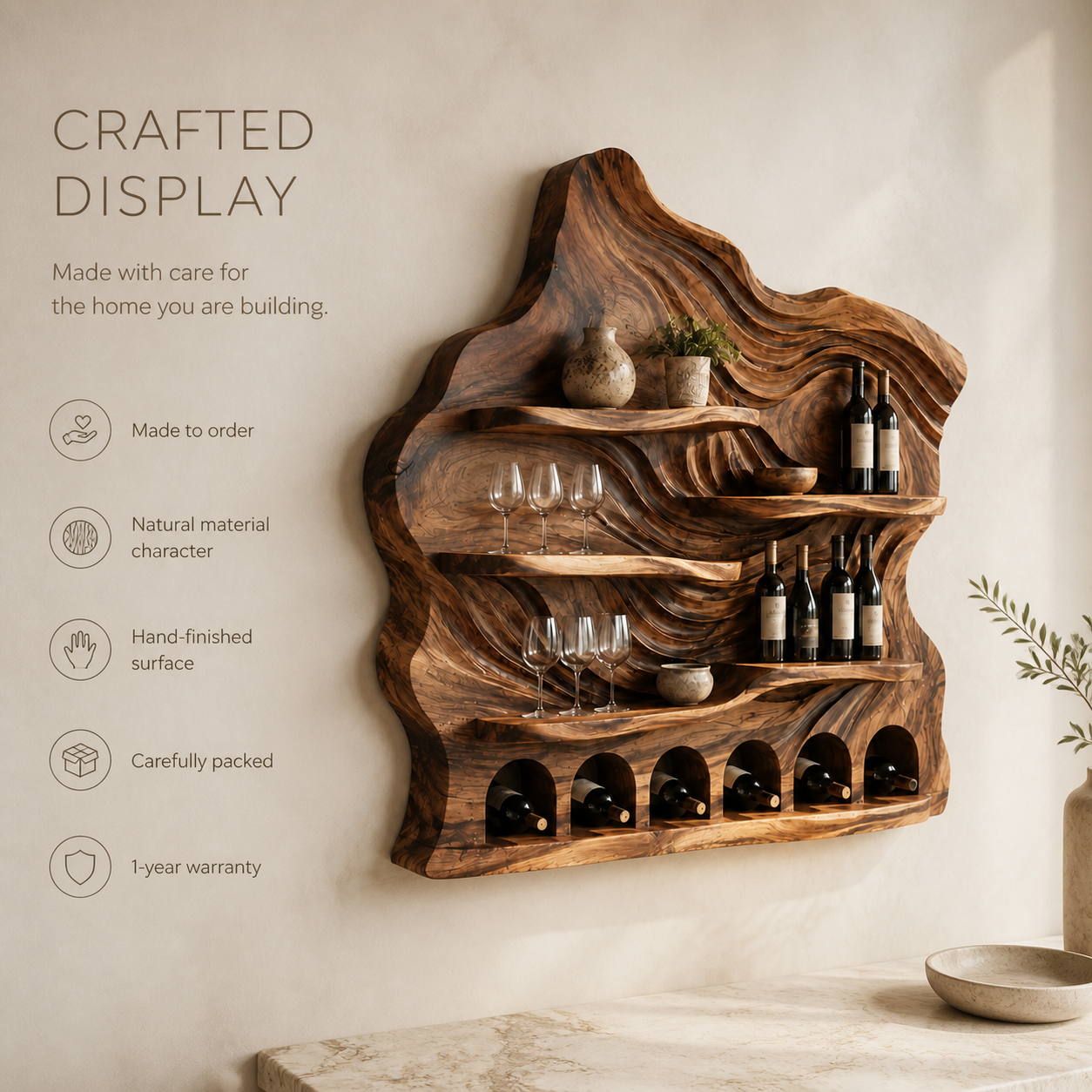 Marin Gallery Wall Wine Rack - Design 368 - product image 09