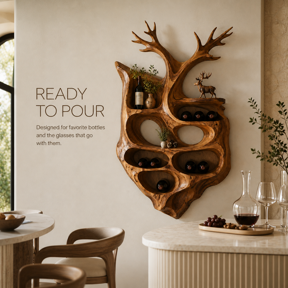 Isla Home Bar Wall Wine Holder - Design 369 - product image 07